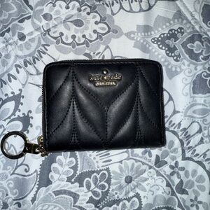 Kate Spade Black Quilted Wallet
